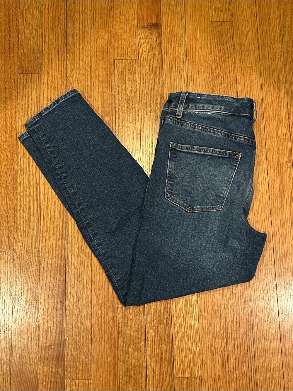 Talbots Women's Straight Leg Jeans in Sundown Blue Wash Size 8